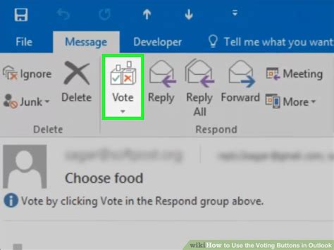 How to use Voting Buttons in Outlook .